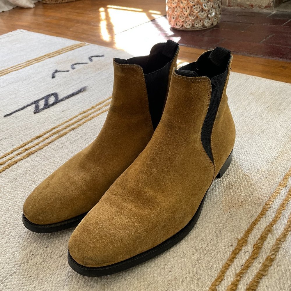 Acne Tan Suede Men's Boots